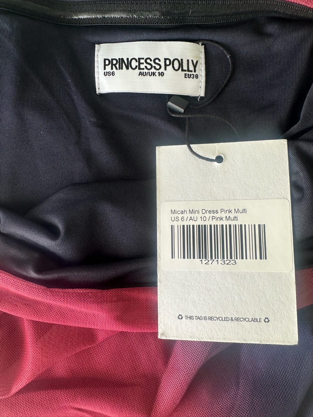 NWT Princess Polly Micah Mini Dress - Picture 3 of 3